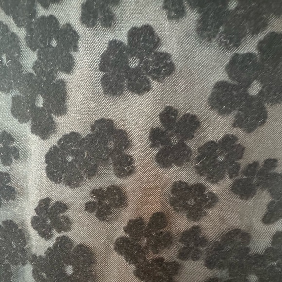 Zara Floral Balloon Skirt – Sheer & Suede Details, Size M - Picture 3 of 16